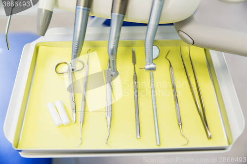 Image of close up of dental instruments