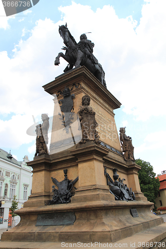 Image of statue of George of Podiebrad