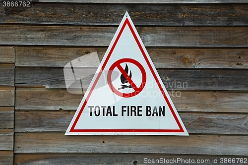 Image of Fire Ban Sign