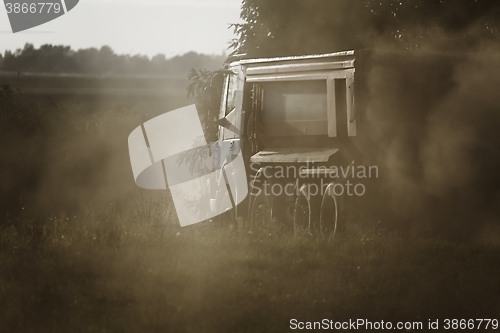 Image of Road construction truck