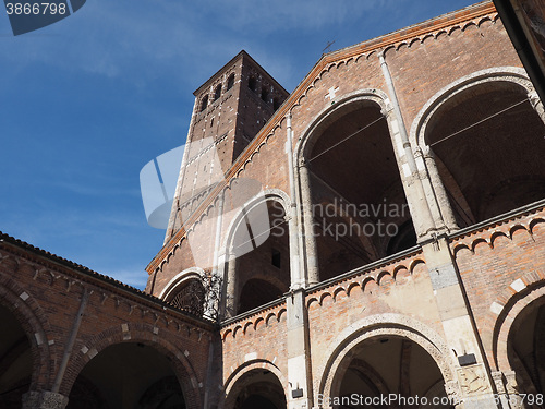 Image of Sant Ambrogio church in Milan