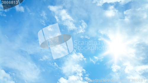 Image of bright sky background