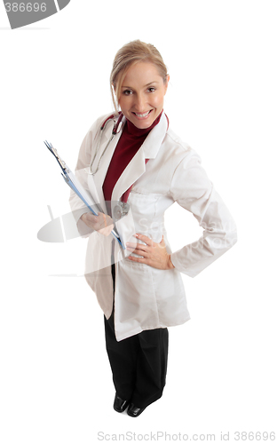 Image of Cheerful healthcare doctor