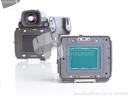 Image of professional medium format proffesional digital camera