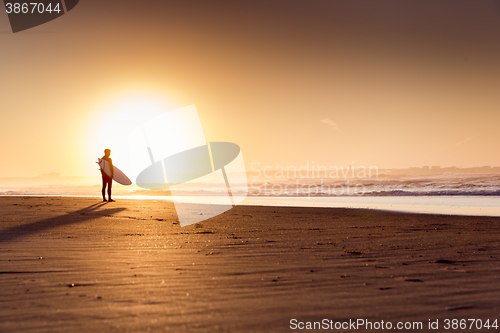 Image of Surfers on the beach