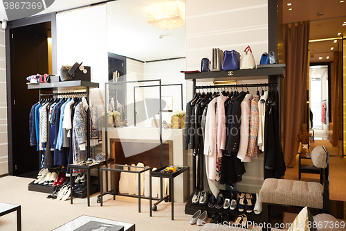 Image of Kiev, Ukraine - April 12, 2016: Chanel retail store interior. 