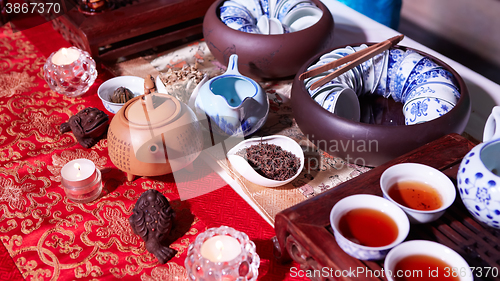 Image of Chinese tea ceremony