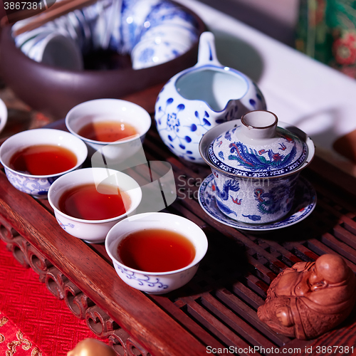 Image of Chinese tea ceremony
