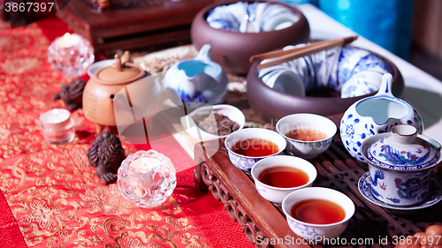 Image of Chinese tea ceremony