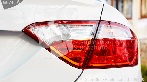 Image of Back light of automobile