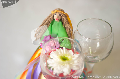 Image of hand made doll of summer