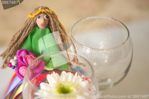 Image of hand made doll of summer