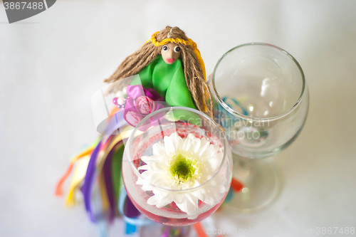 Image of hand made doll of summer