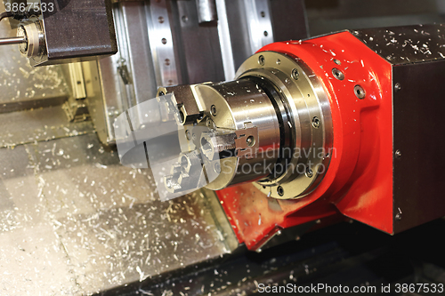 Image of CNC Machine Head