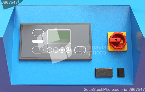 Image of Machine Control Panel