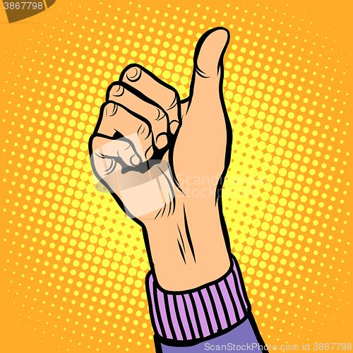 Image of Thumb up gesture like