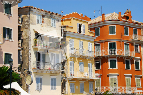 Image of Colorful buildings in Greece