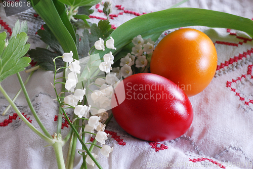 Image of Colorful Easter eggs