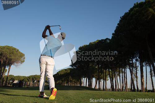 Image of golf player