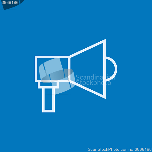 Image of Mmegaphone line icon 