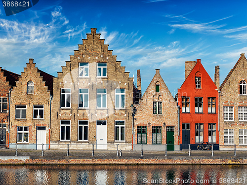 Image of Bruges town view, Belgium