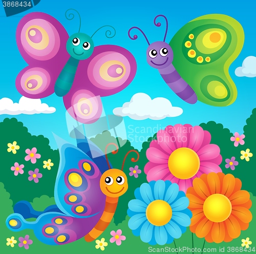 Image of Happy butterflies theme image 4