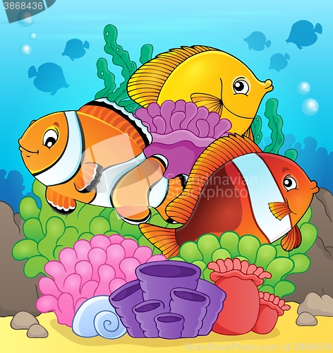 Image of Coral reef fish theme image 7