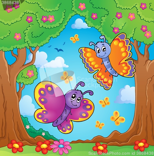 Image of Happy butterflies theme image 8