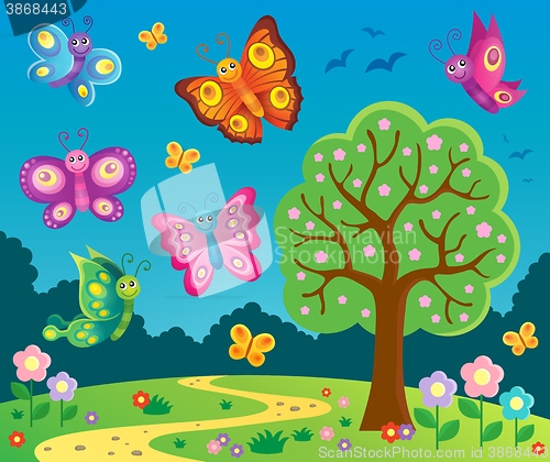 Image of Happy butterflies theme image 6
