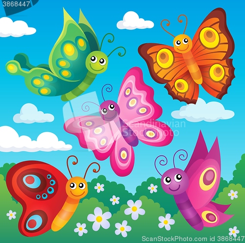Image of Happy butterflies theme image 1