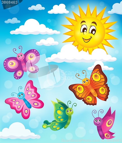 Image of Happy butterflies theme image 5