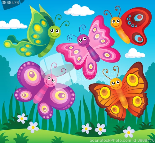Image of Happy butterflies theme image 2