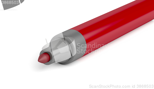 Image of Close-up of red marker