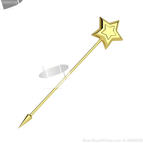 Image of Golden magic wand