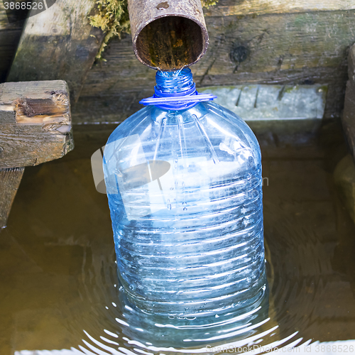 Image of Collect drinking water at a spring