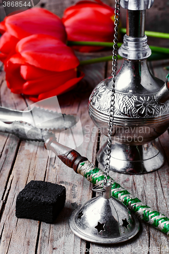 Image of Stylish Arabic hookah