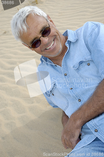 Image of Casual Confident Senior Man