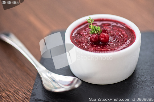 Image of Refreshing cranberry sorbet 