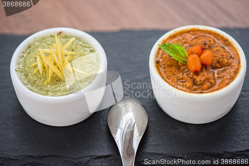 Image of lemon and seabuckthorn sorbet