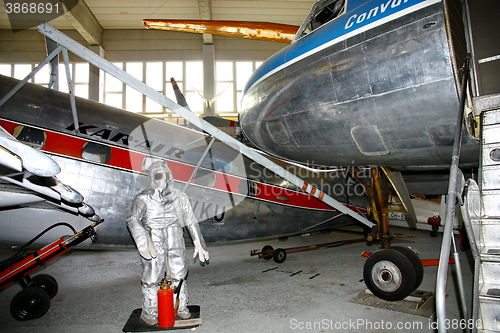 Image of Interior view of The Aviation Museum in Vantaa