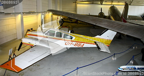 Image of Interior view of The Aviation Museum in Vantaa