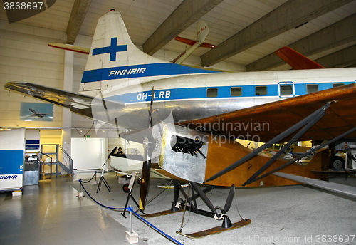 Image of Interior view of The Aviation Museum in Vantaa