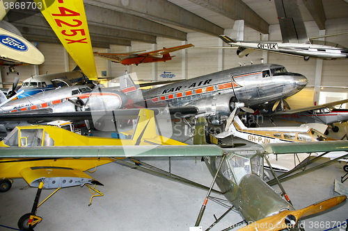 Image of Interior view of The Aviation Museum in Vantaa