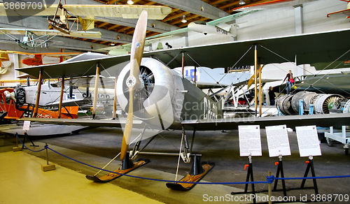 Image of Interior view of The Aviation Museum in Vantaa