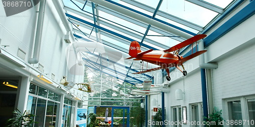 Image of Interior view of The Aviation Museum in Vantaa