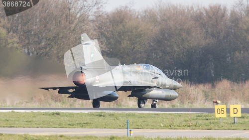 Image of LEEUWARDEN, NETHERLANDS - APRIL 11, 2016: French Air Force Dassa