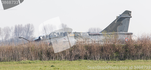 Image of LEEUWARDEN, NETHERLANDS - APRIL 11, 2016: French Air Force Dassa