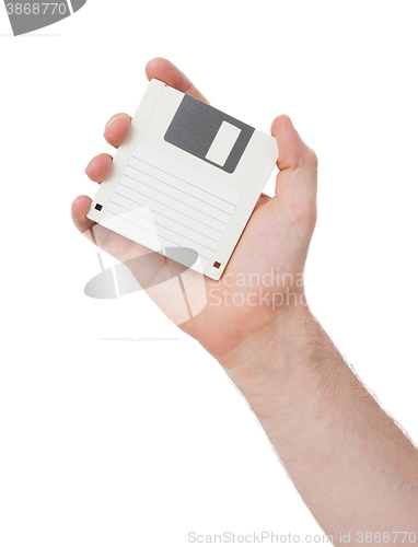 Image of Floppy Disk - Tachnology from the past, isolated on white