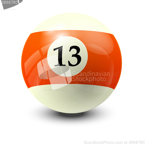 Image of billiard ball 13