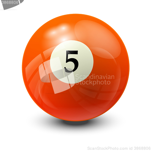 Image of billiard ball 5